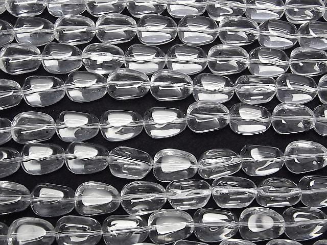 Crystal (Fused Quartz) AAA Nugget 1strand beads (approx. 14 inches/35 cm)