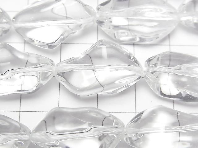 Crystal (Fused Quartz) AAA Nugget 1strand beads (approx. 14 inches/35 cm)