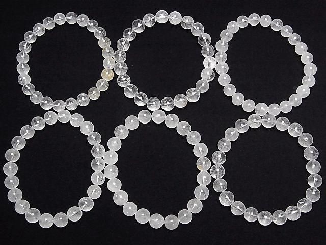 Colombian Lemurian Seed Crystal Round 8mm 1strand beads (Bracelet)
