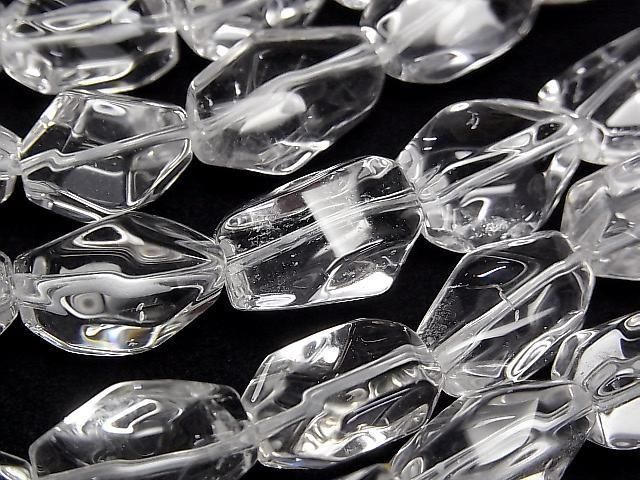 Crystal AAA- Faceted Nugget 1strand beads (approx. 14 inches/34 cm)