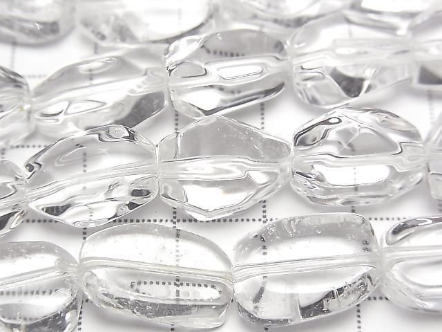 Crystal AAA- Faceted Nugget 1strand beads (approx. 14 inches/34 cm)