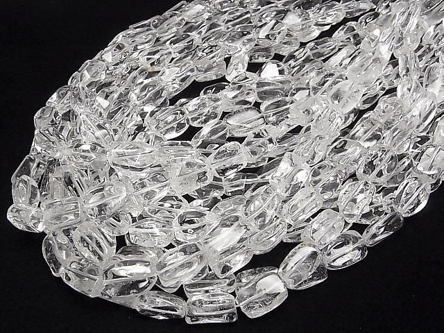 Crystal AAA- Faceted Nugget 1strand beads (approx. 14 inches/34 cm)