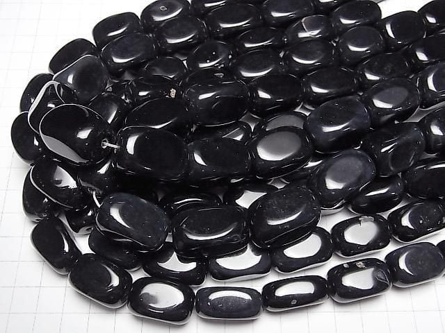 Onyx Rectangle Half or 1strand beads (approx. 14 inches/34 cm)