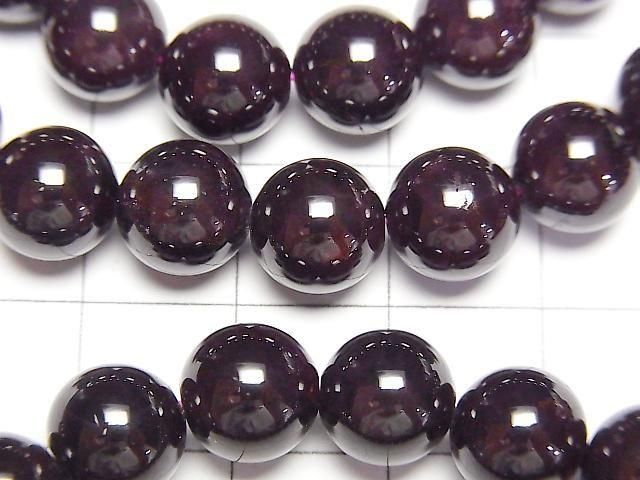 Garnet AA+ Round 8.5mm 1strand beads (Bracelet)