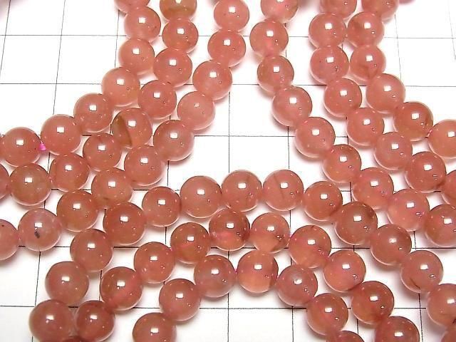 High-quality Peruvian Rhodochrosite AAA- Round 6.5mm 1strand beads (Bracelet)