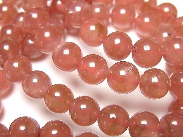High-quality Peruvian Rhodochrosite AAA- Round 8mm 1strand beads (Bracelet)