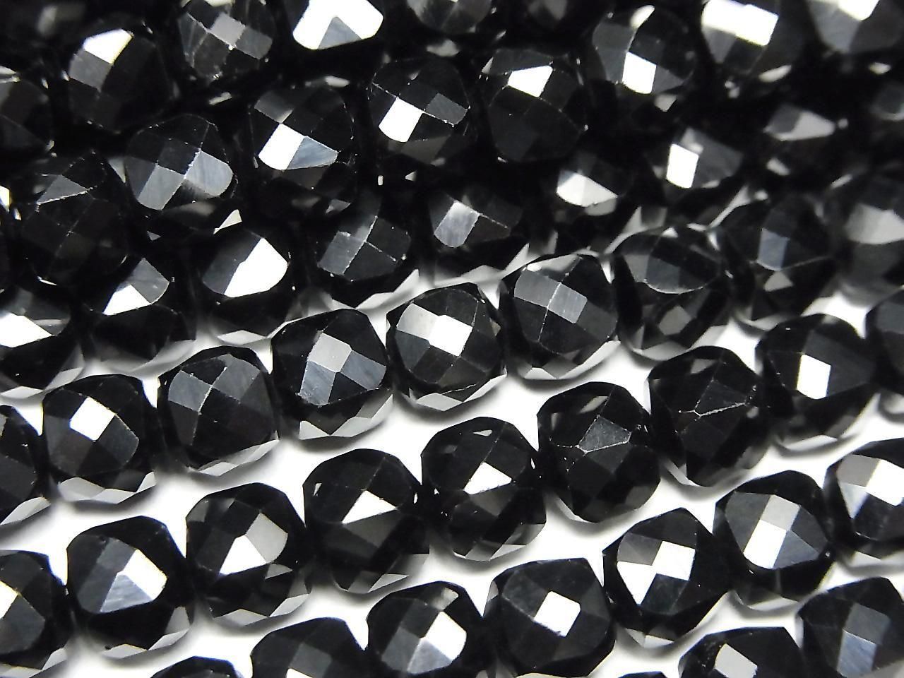 High Quality Black Spinel AAA Cube Shape 6x6x6mm half or 1strand beads (aprx.15inch/36cm)High Quality!