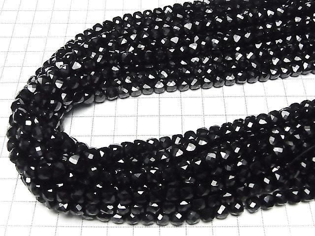 High Quality Black Spinel AAA Cube Shape 6x6x6mm half or 1strand beads (aprx.15inch/36cm)High Quality!