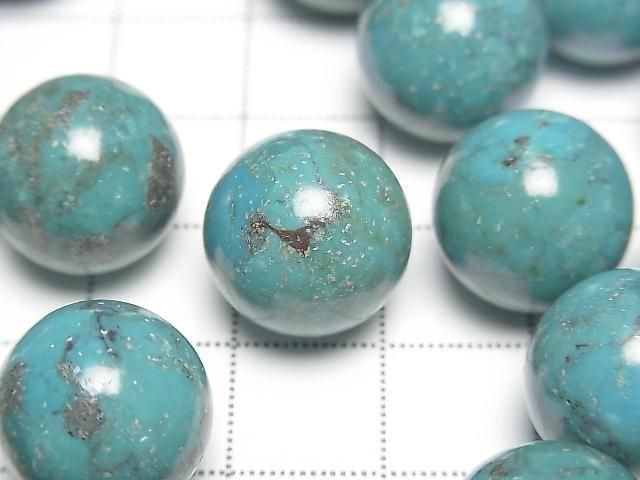 Turquoise AA++ Sphere Round 14mm 1pc