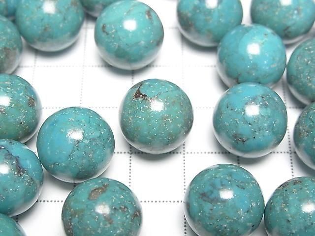 Turquoise AA++ Sphere Round 14mm 1pc