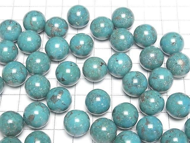 Turquoise AA++ Sphere Round 14mm 1pc
