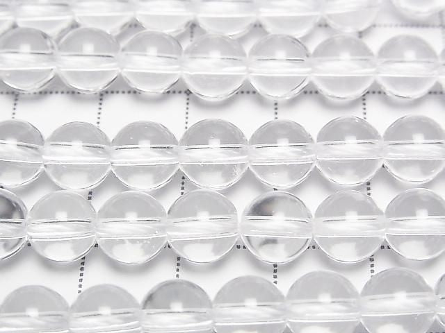 Crystal Quartz AAA Round 7.5mm half or 1strand beads (aprx.15inch/37cm)