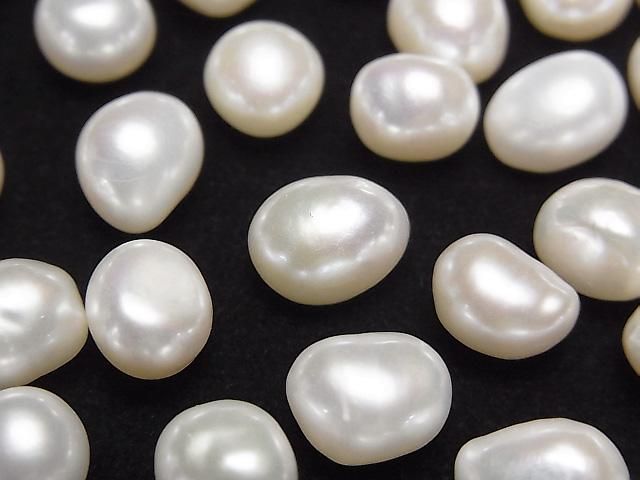 Fresh Water Pearl AA++ Loose Stone Potato-Baroque 8-10mm White 10pcs