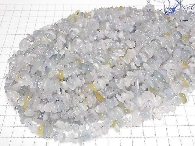Beryl Mix (Multicolor Aquamarine) AA++ Chips (Small Nugget) 1 strand beads (approx. 15 inches/38 cm)