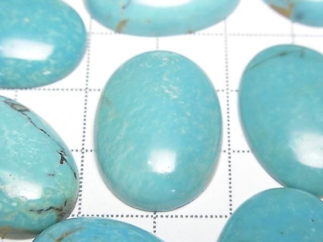 Turquoise AA++ Oval Cabochon 25x18mm 1pc