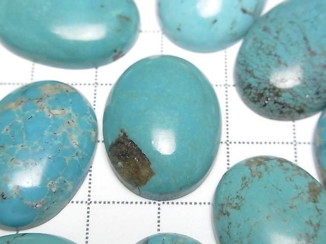 Turquoise AA++ Oval Cabochon 25x18mm 1pc