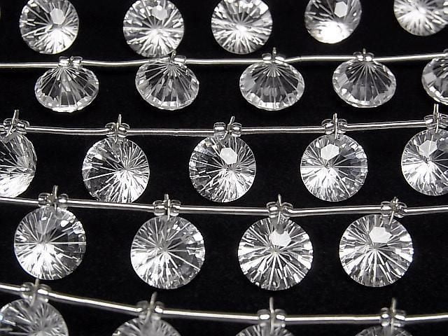 High Quality Crystal AAA Round Faceted Fancy 10x10mm Half or 1 Strand (6pcs)