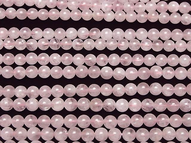 Morganite AA++ Round 6mm half or 1strand beads (aprx.15inch/38cm)