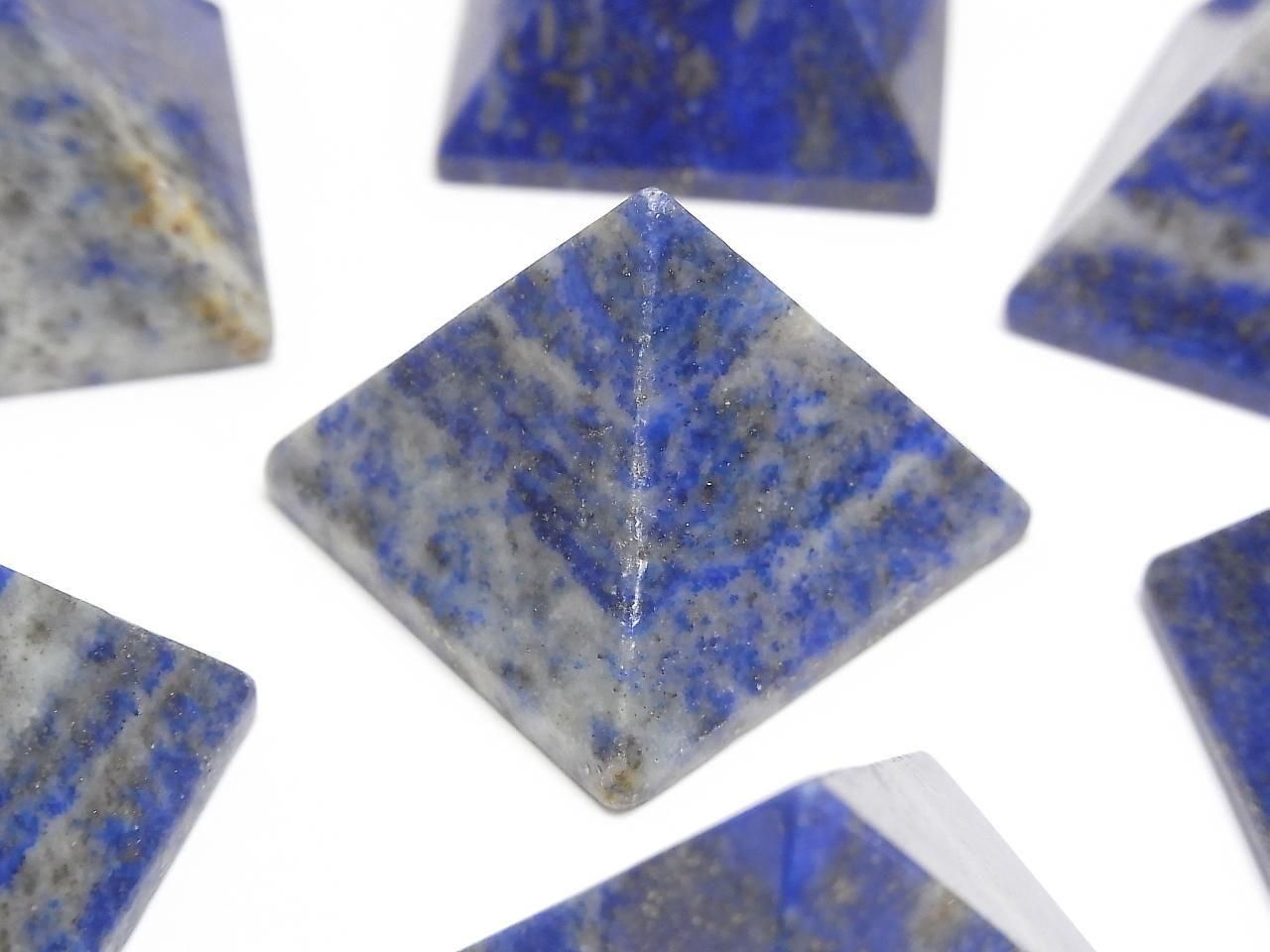 Lapislazuli AA Pyramid Shape 26x26x20mm 1pc