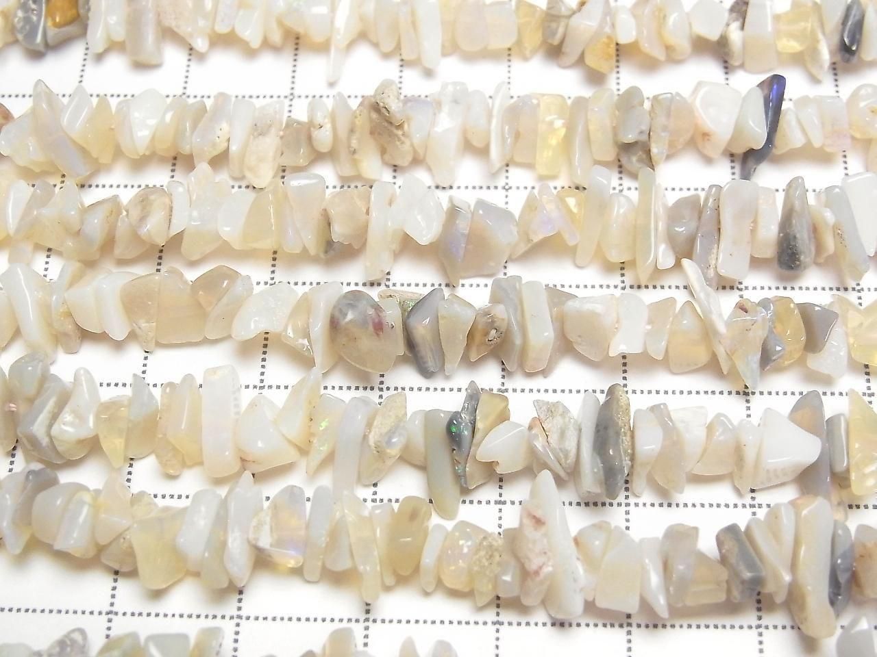 Australian Precious Opal AA Chips (Small Nugget) 1strand beads (approx. 15 inches/37 cm)