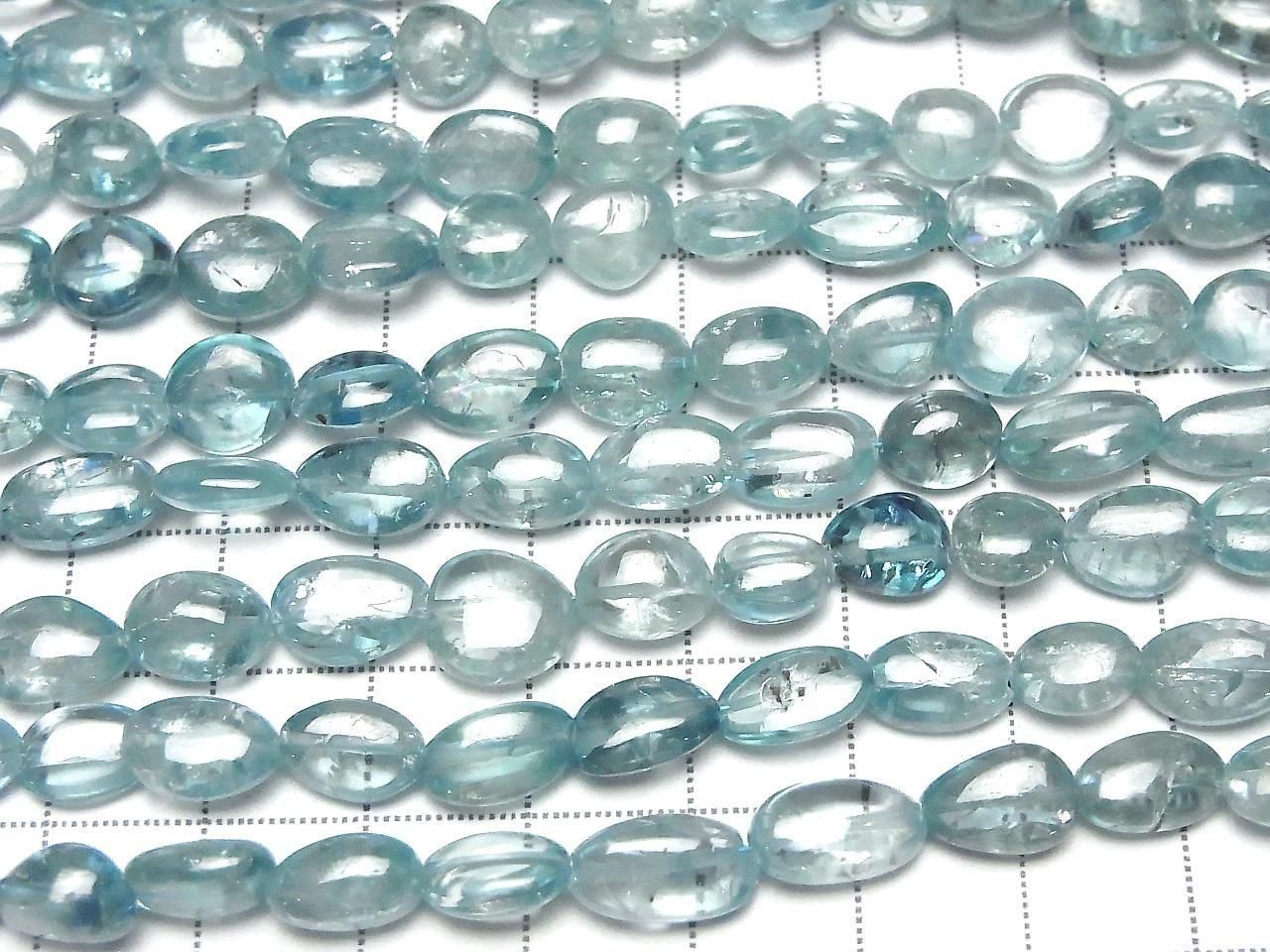 Natural Blue Zircon AA++ Nugget Half or 1strand beads Bead (approx. 7 inches/18 cm)