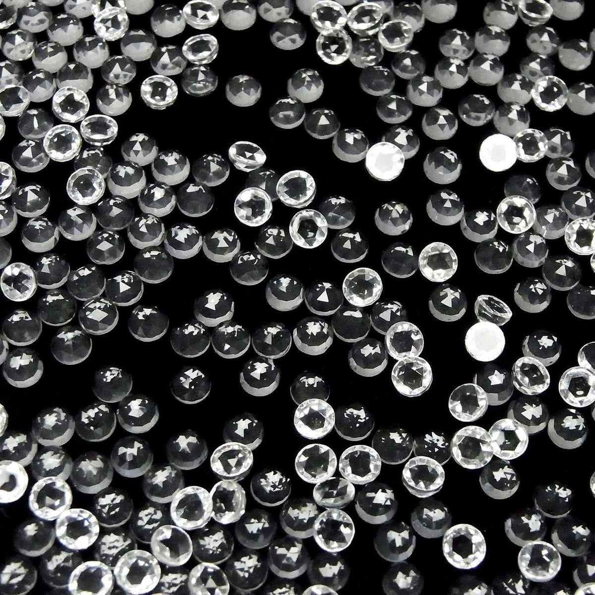 High Quality White Topaz AAA Round Rose Cut 4x4mm 10pcs