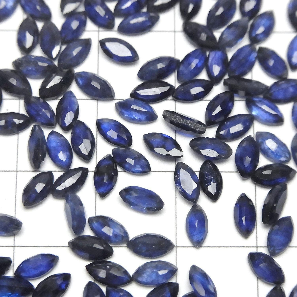 High Quality Blue Sapphire AAA- Loose stone Marquise Faceted 6x3mm 5pcs