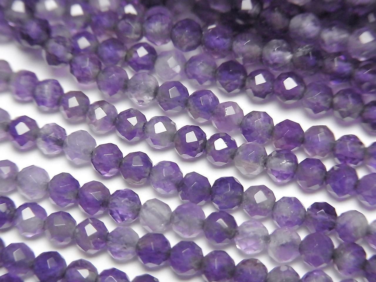 Amethyst AA+ Faceted Round 3mm 1strand beads (aprx.15inch/37cm)