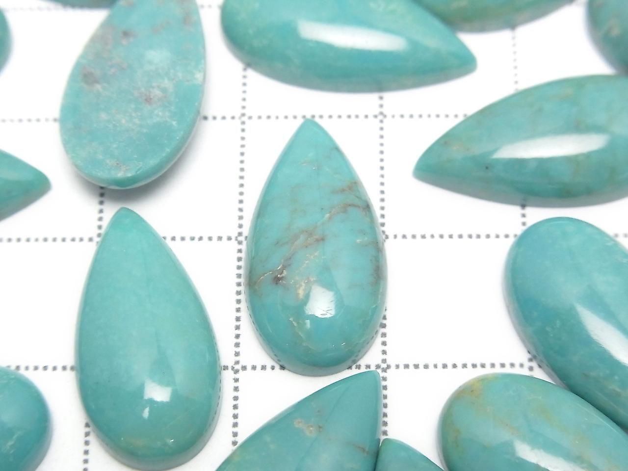 Turquoise AAA- Pear shape Cabochon 20x10mm 1pc