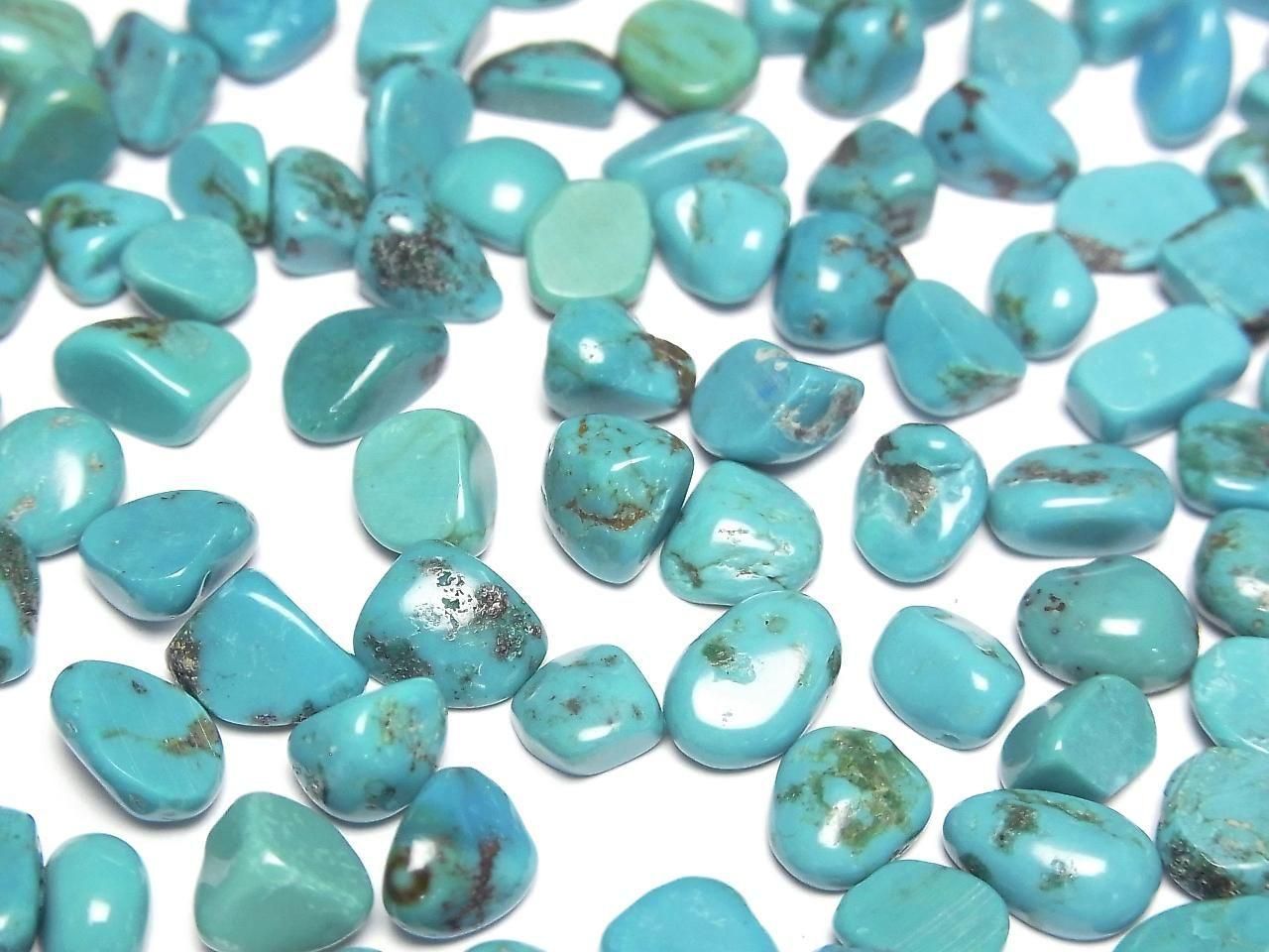 Turquoise AA++ Undrilled Small Size Rough Rock Nuggets 10pcs