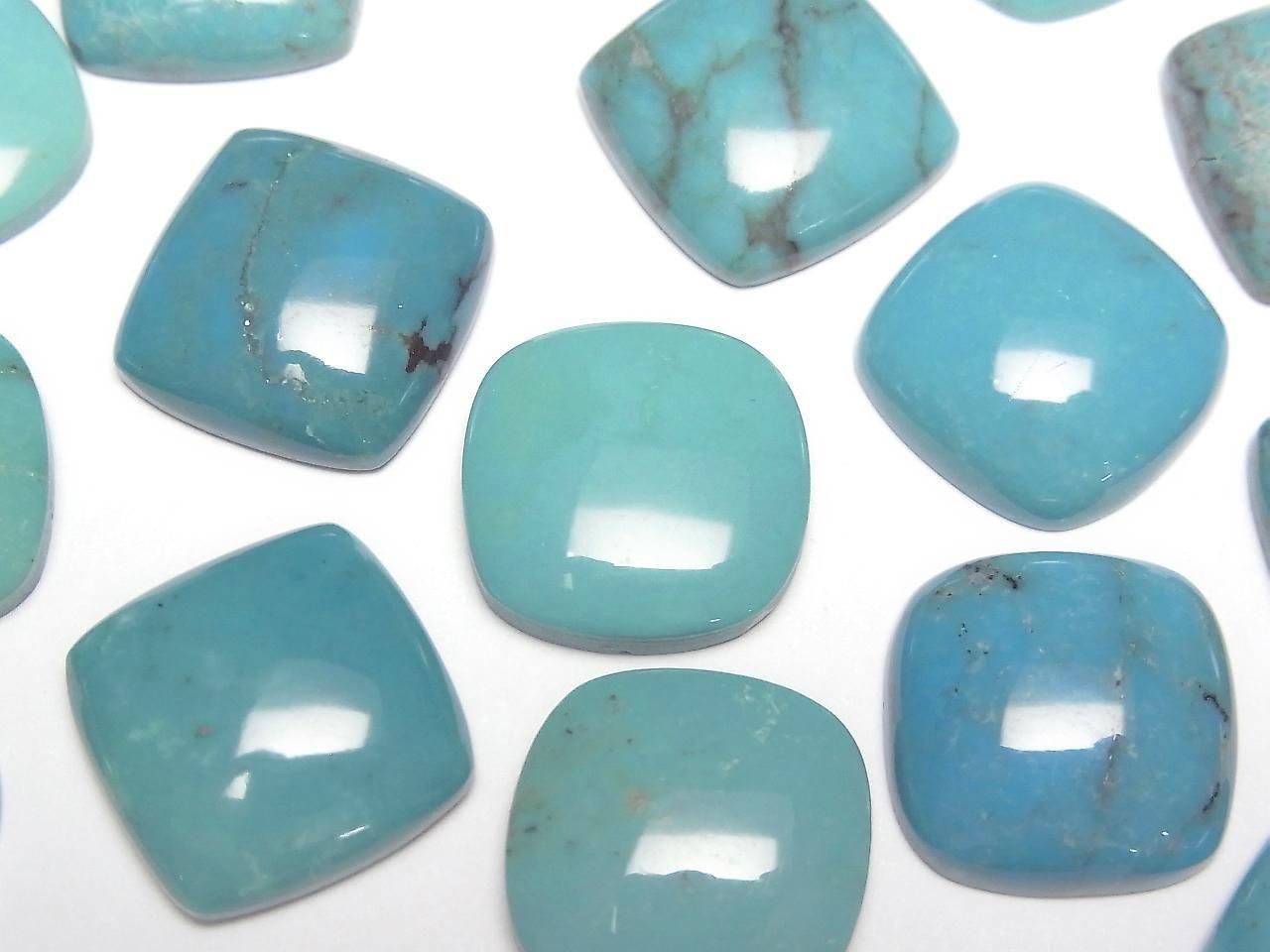 Turquoise AA++ Square Cabochon 14x14mm 1pc
