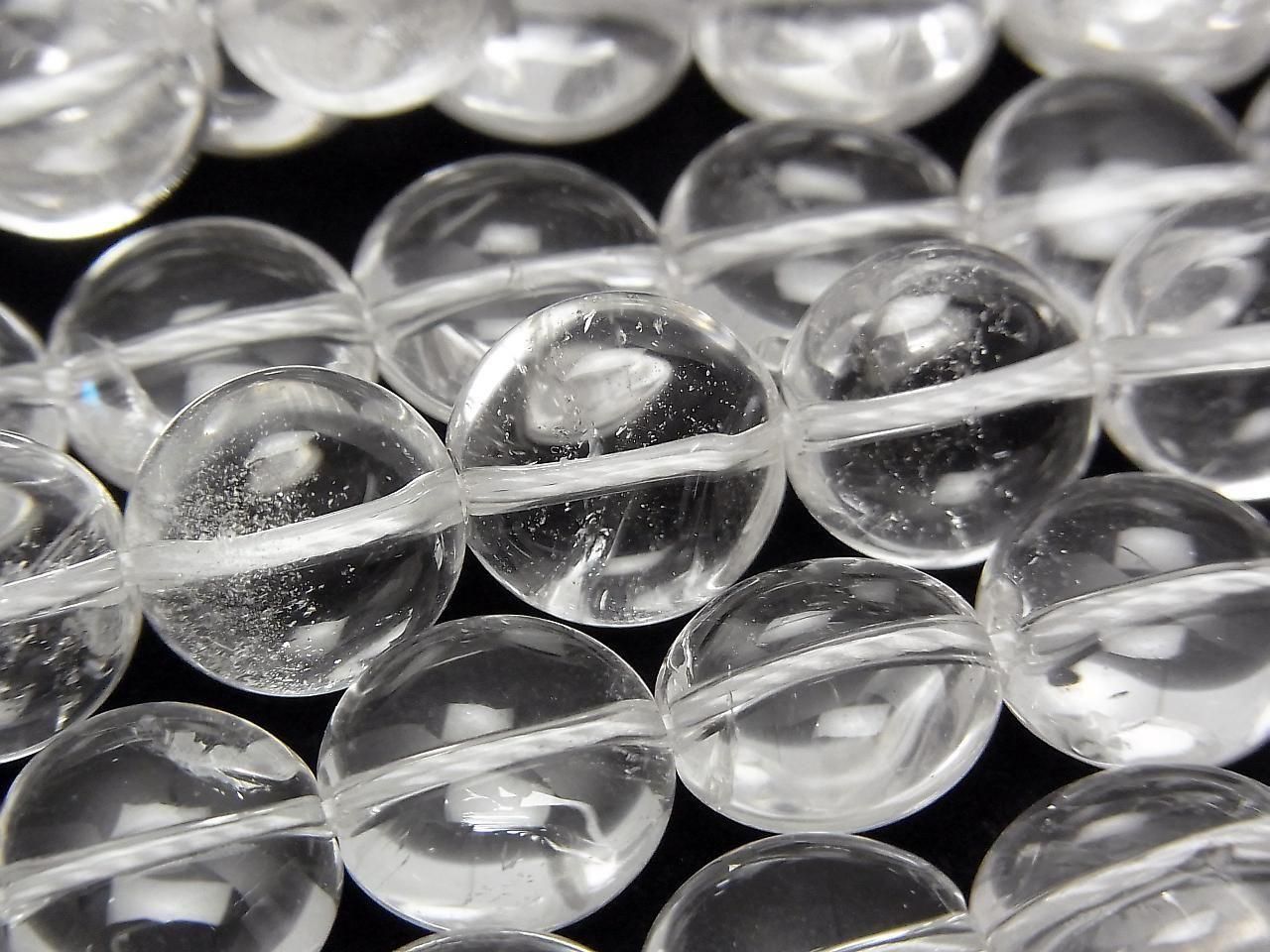 Crystal AA++ Coin 10x10x6mm half or 1strand beads (approx. 15inch/38cm)