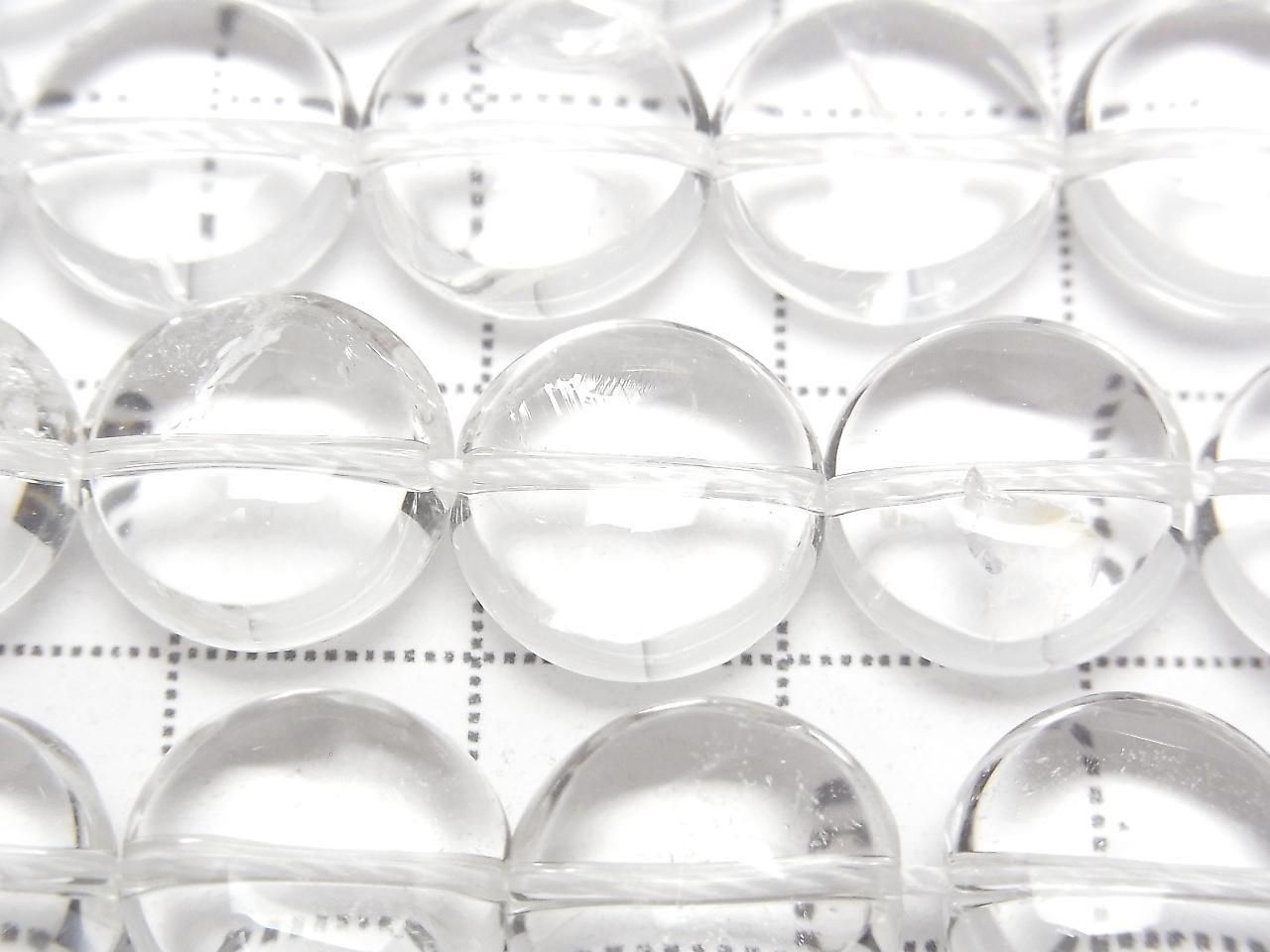 Crystal AA++ Coin 12x12x7mm half or 1strand beads (approx. 15inch/38cm)