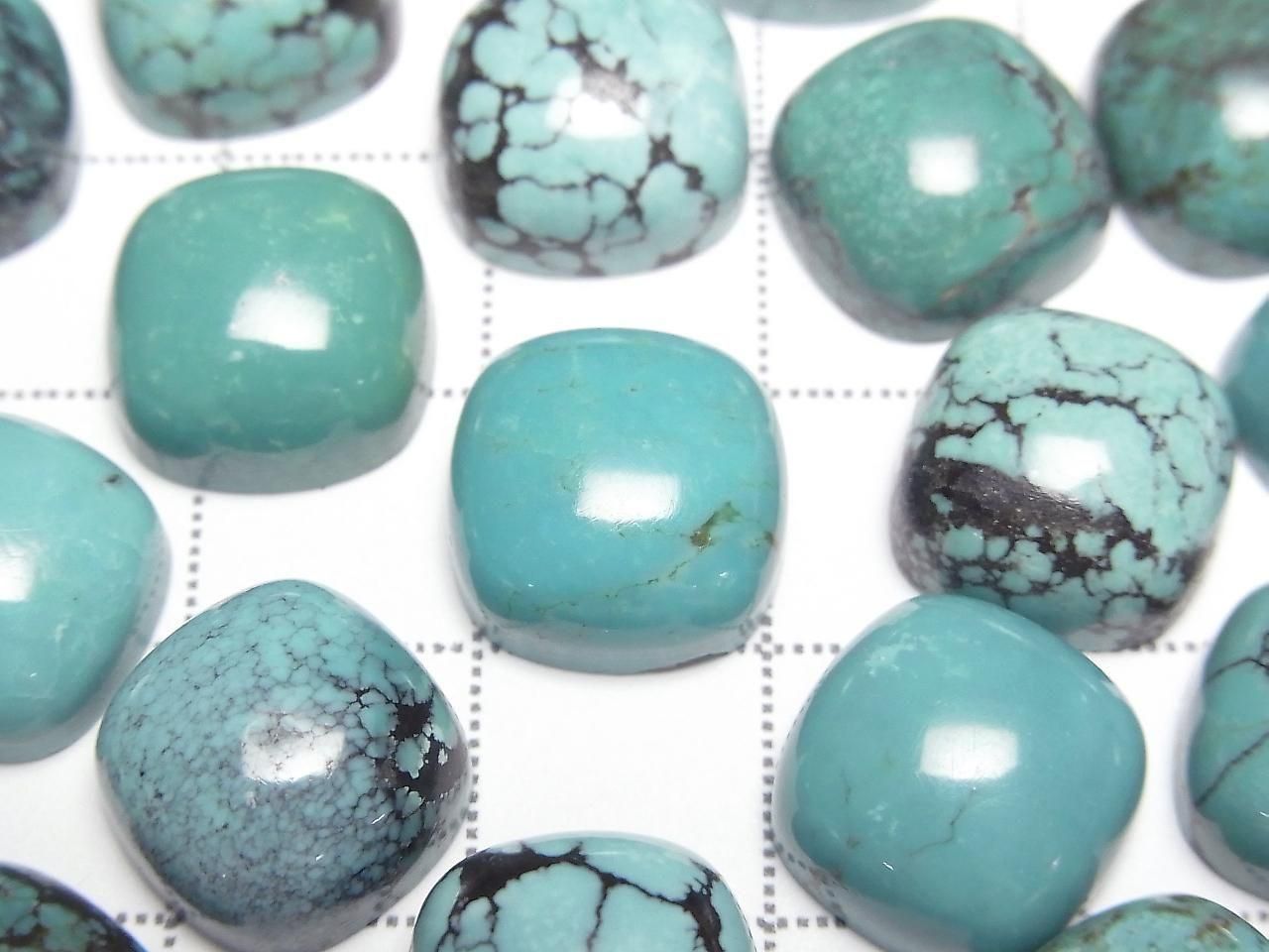 Turquoise AA++ Square Cabochon 12x12mm 1pc