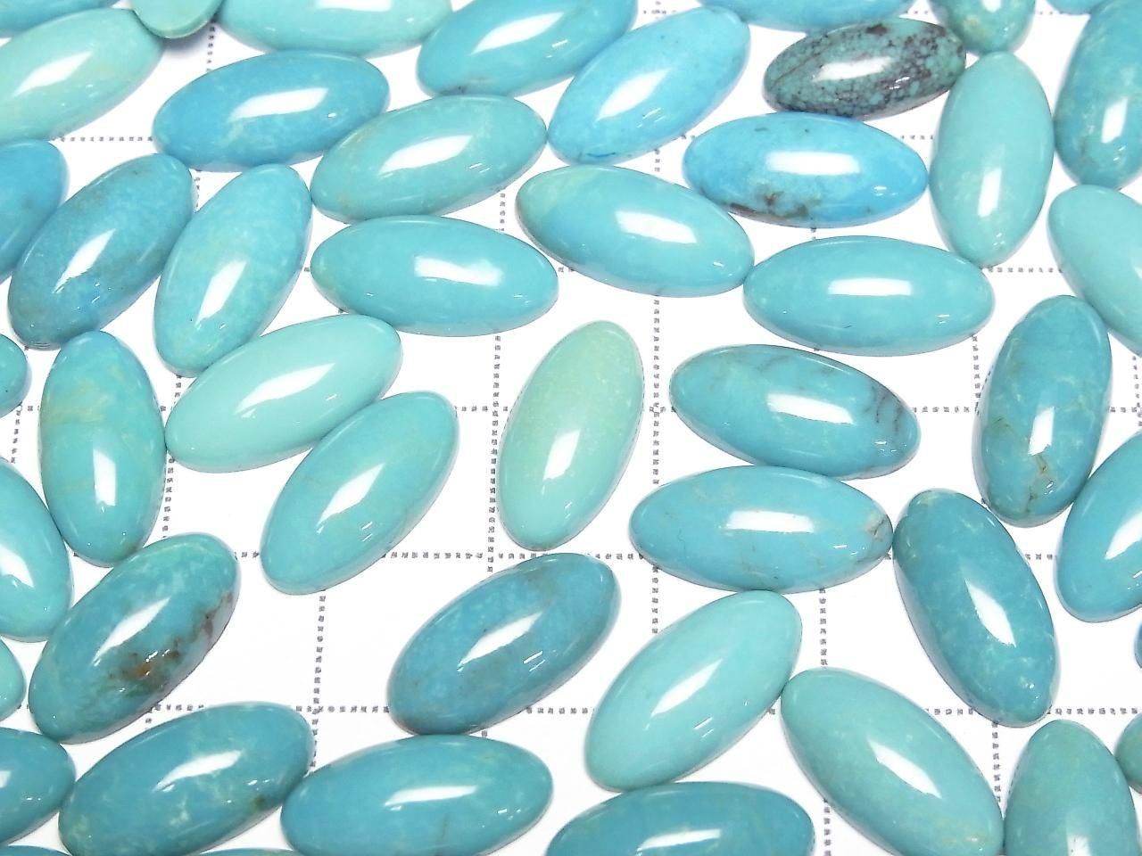 Turquoise AA++ Oval Cabochon 16x8mm 1pc
