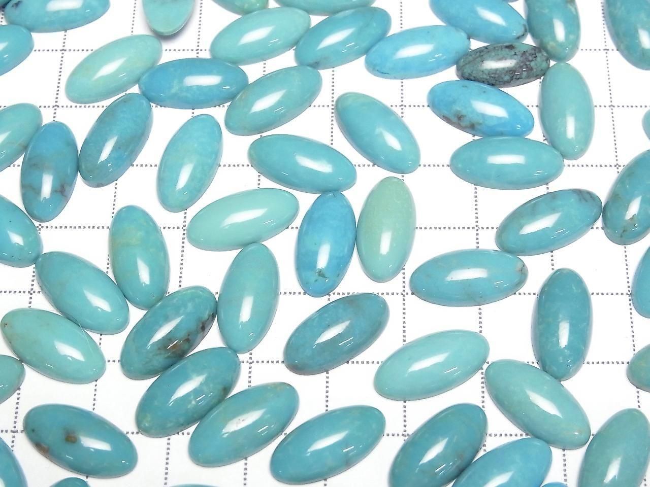 Turquoise AA++ Oval Cabochon 16x8mm 1pc