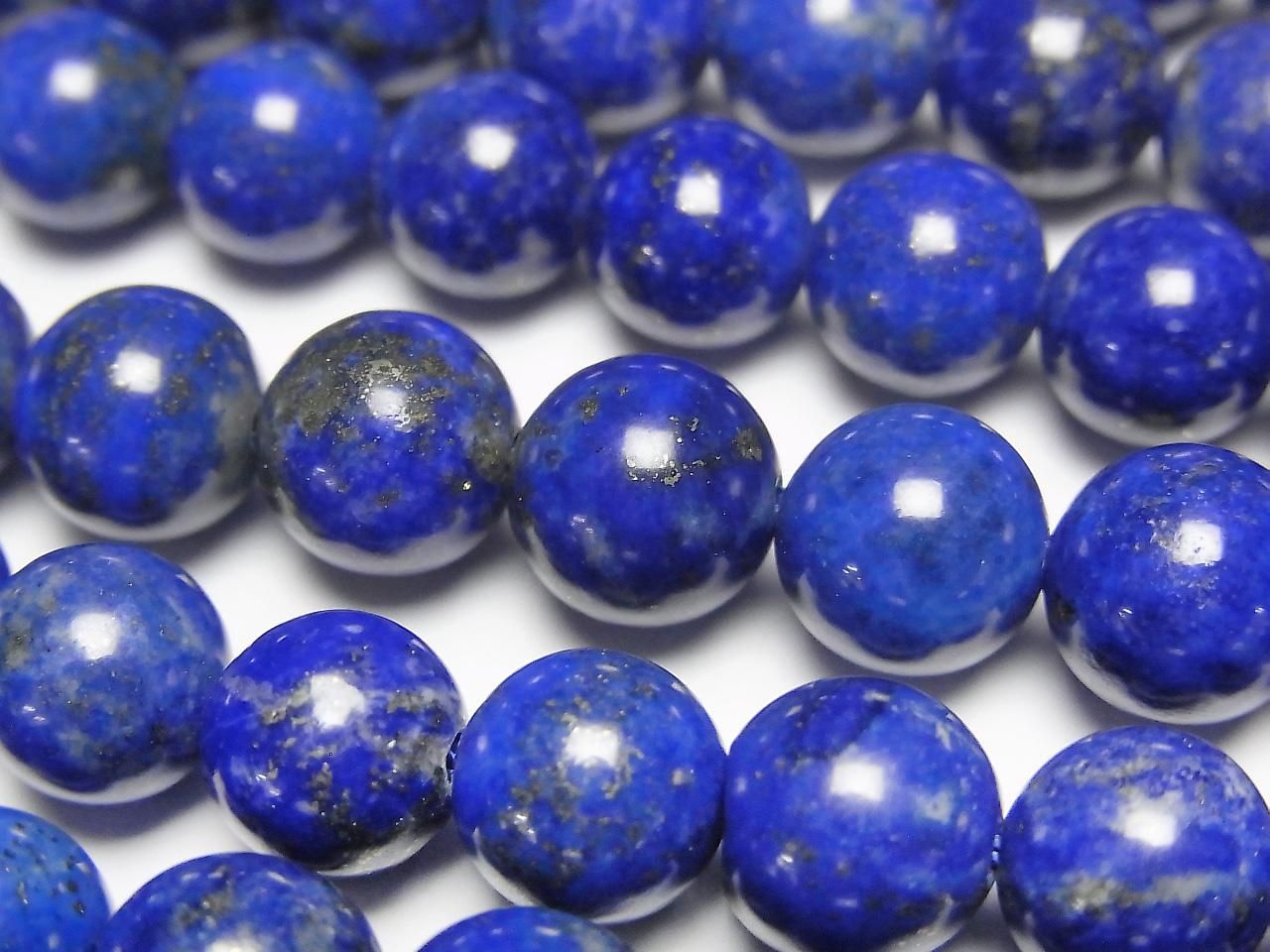 Lapislazuli AA Round 8mm half or 1strand beads (aprx.15inch/37cm)