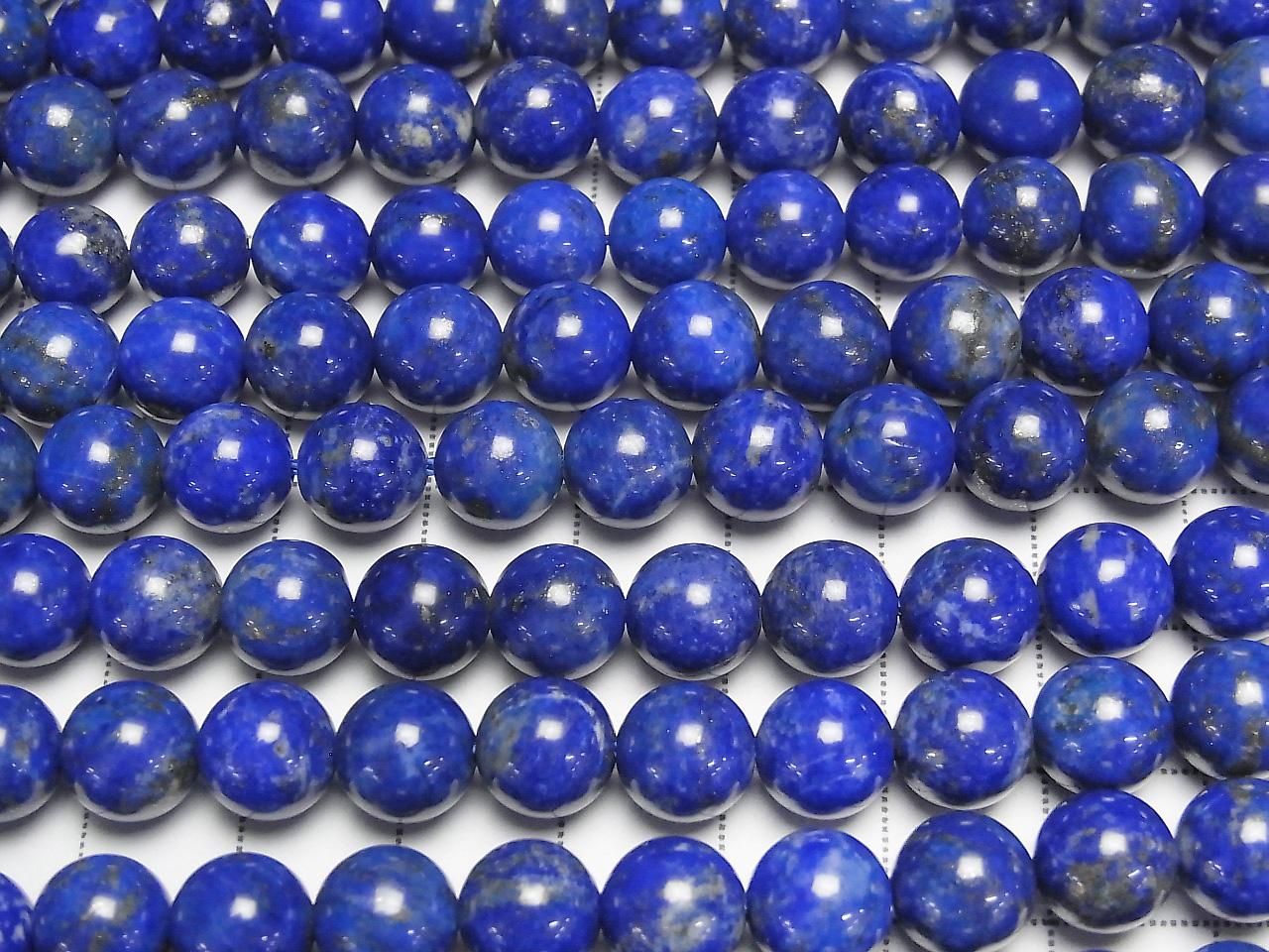 Lapislazuli AA Round 8mm half or 1strand beads (aprx.15inch/37cm)