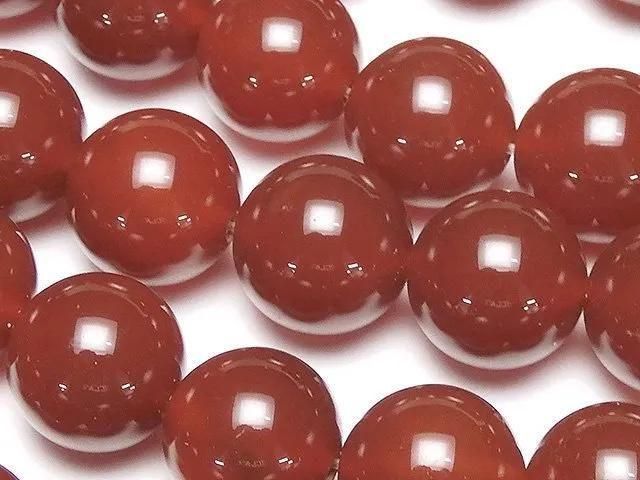 Red Agate AAA Round 12mm 1strand beads (approx. 15 inches/37 cm)