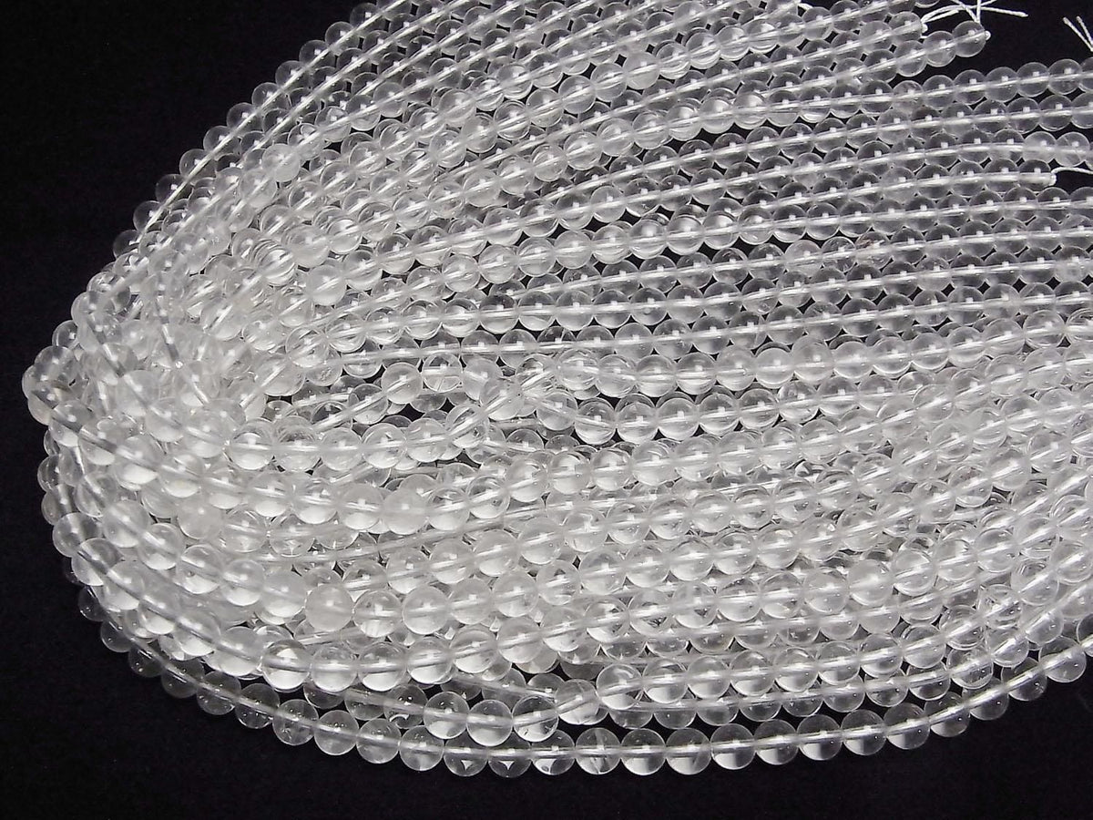 Crystal Quartz AA++ Round 7mm 1strand beads (aprx.15inch/37cm)