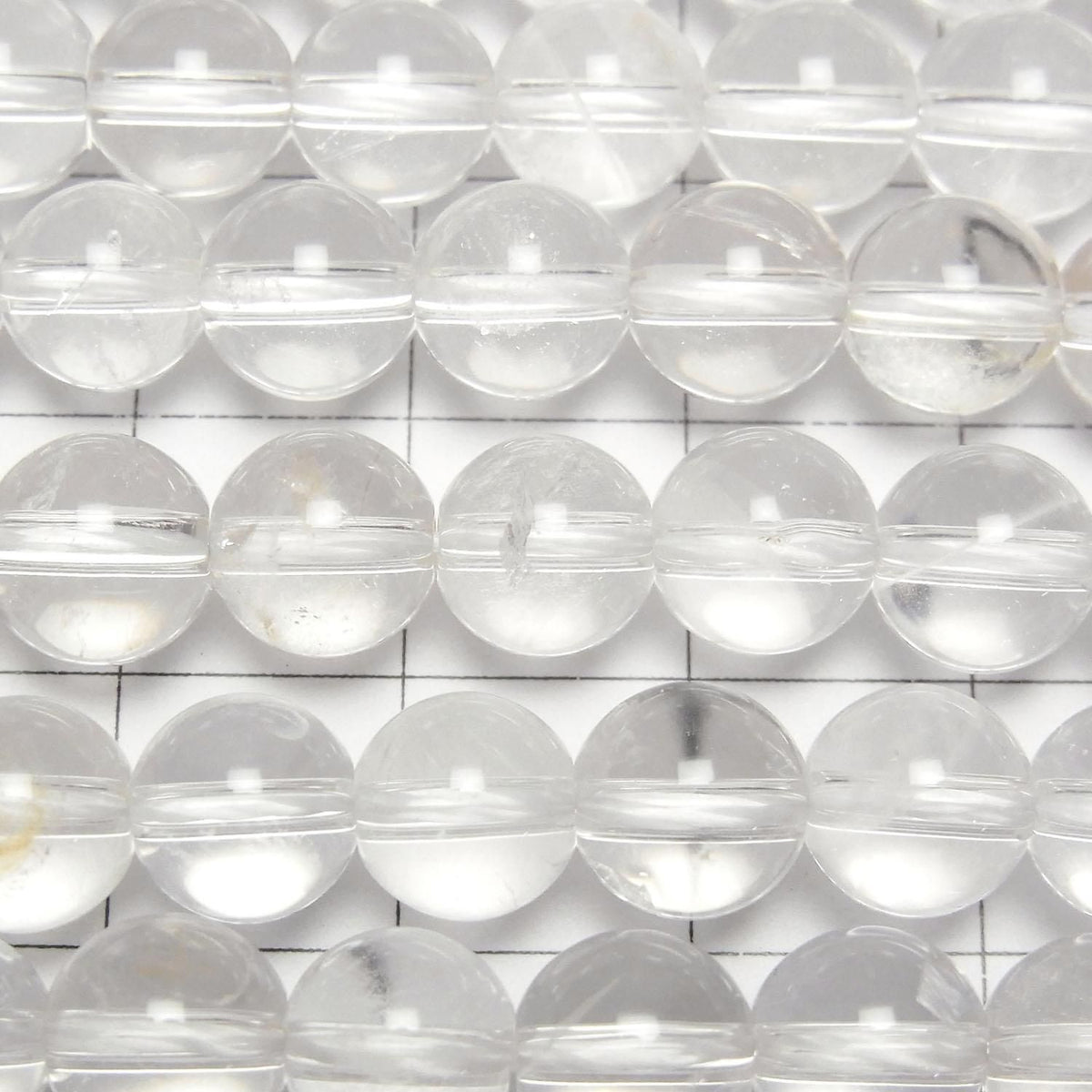Crystal Quartz AA+ Round 8mm 1strand beads (aprx.15inch/37cm)