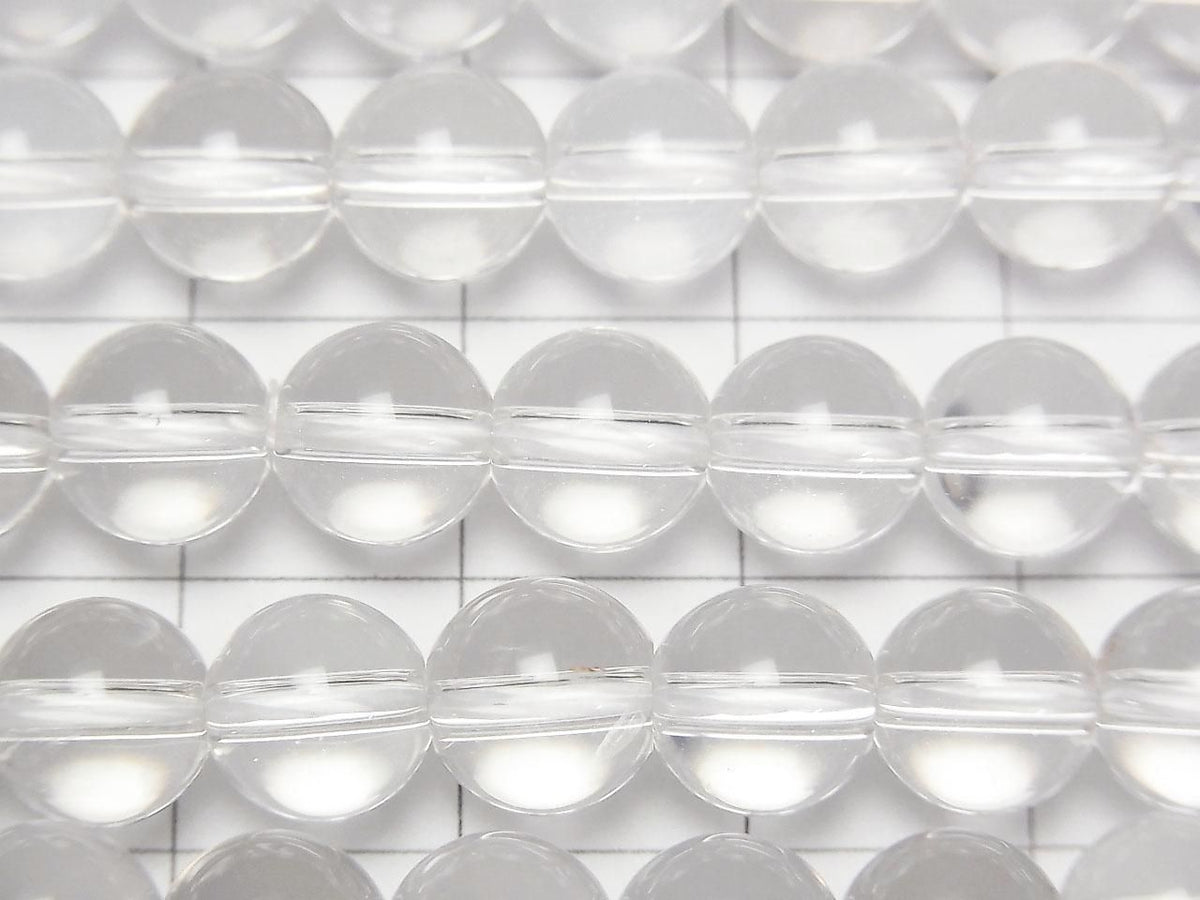 Crystal Quartz AAA- Round 8mm half or 1strand beads (aprx.15inch/36cm)