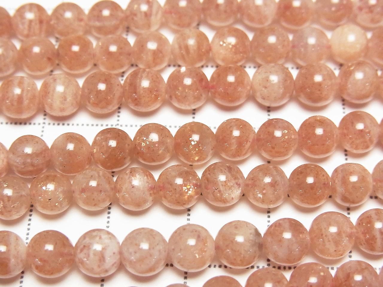 Sunstone AA+ Round 5.5-6mm 1strand beads (aprx.15inch/38cm)