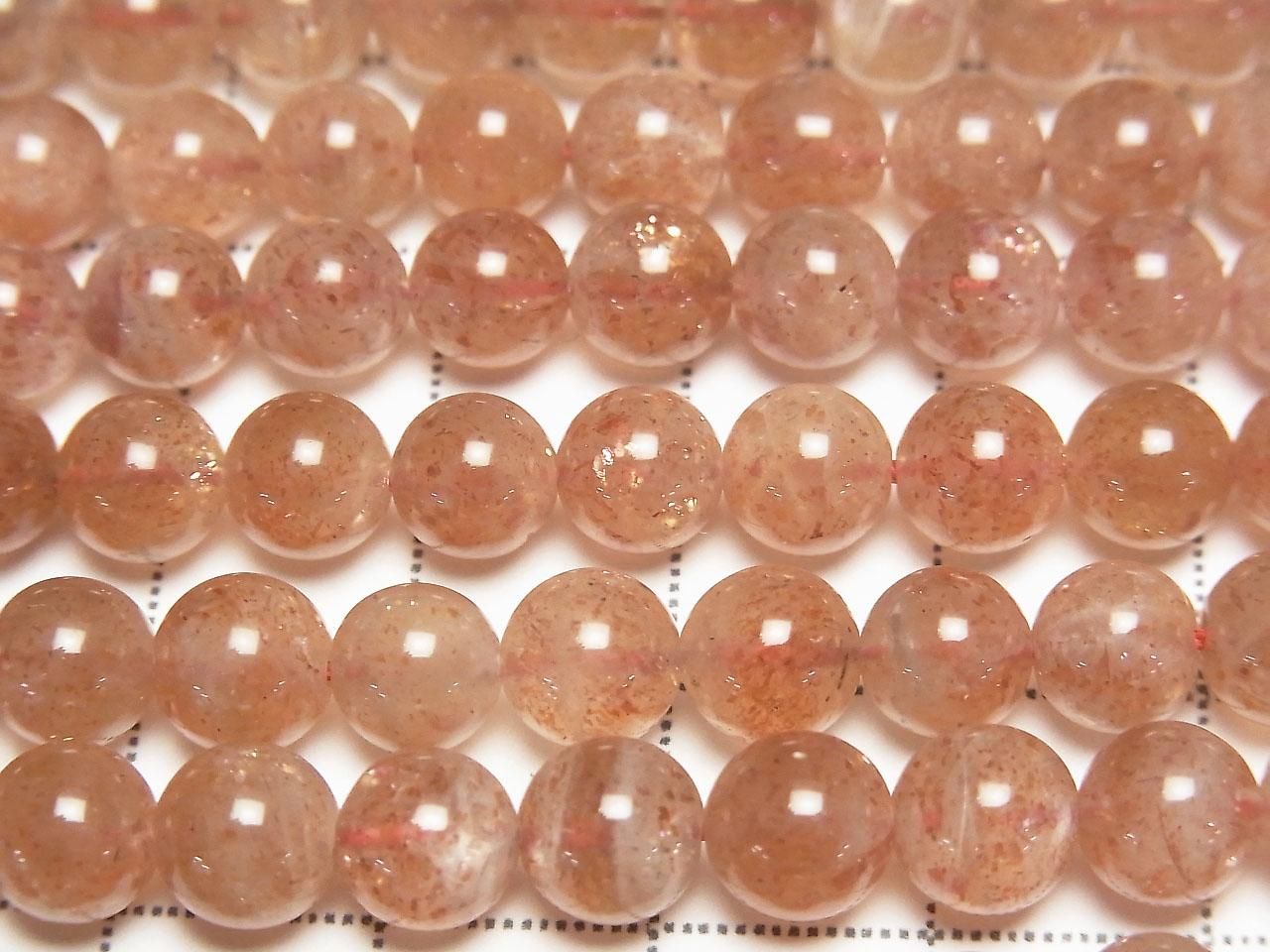 Sunstone AA+ Round 6.5-7mm less half or 1strand beads (aprx.15inch/38cm)