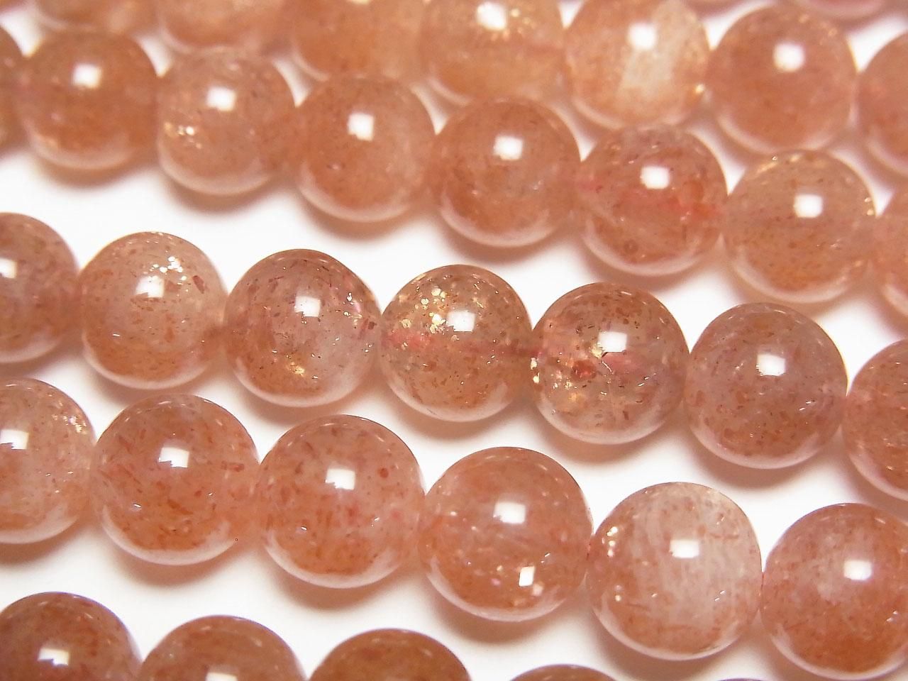 Sunstone AA++ Round 8mm 1/4 or 1strand beads (aprx.15inch/38cm)