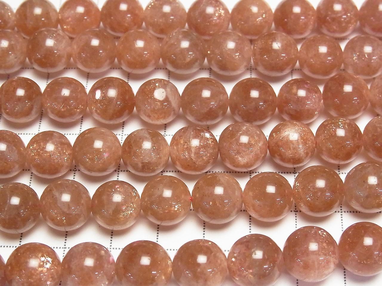 Sunstone AA++ Round 11mm 1/4 or 1strand beads (aprx.15inch/38cm)