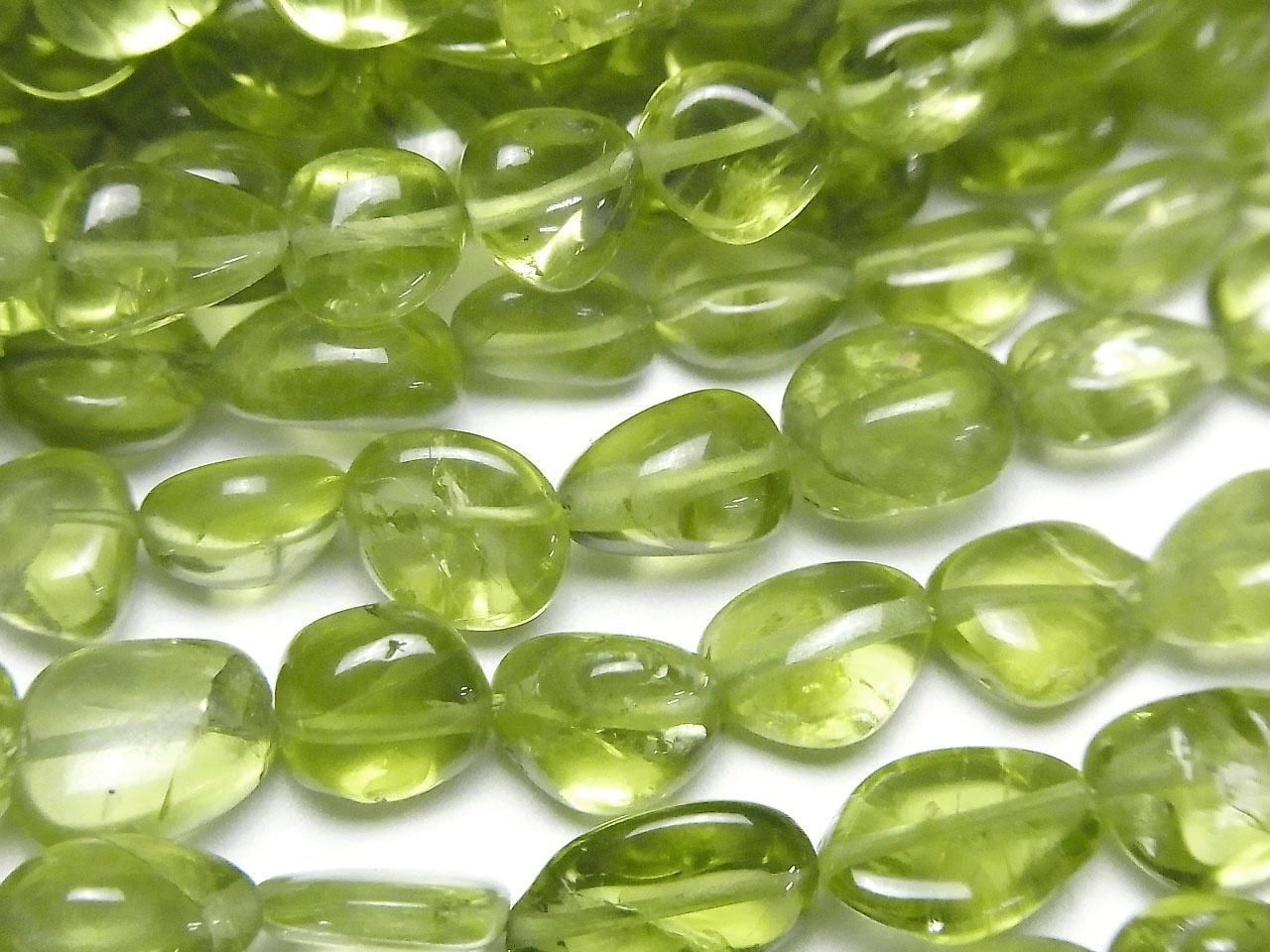 Peridot AA++ Small Size Nugget half or 1strand beads (aprx.15inch/38cm)
