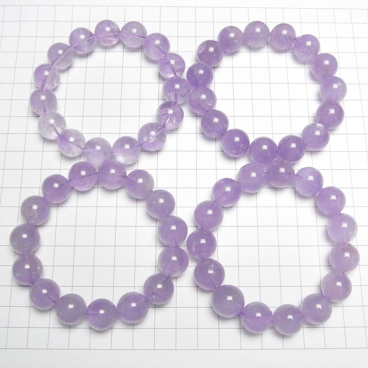 Lavender Amethyst AAA Round 14mm 1strand beads (Bracelet)