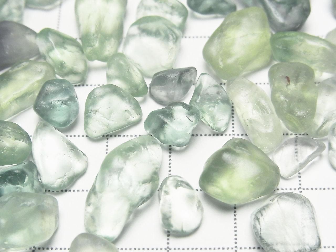 Green Fluorite AAA- Undrilled Chips 100 grams