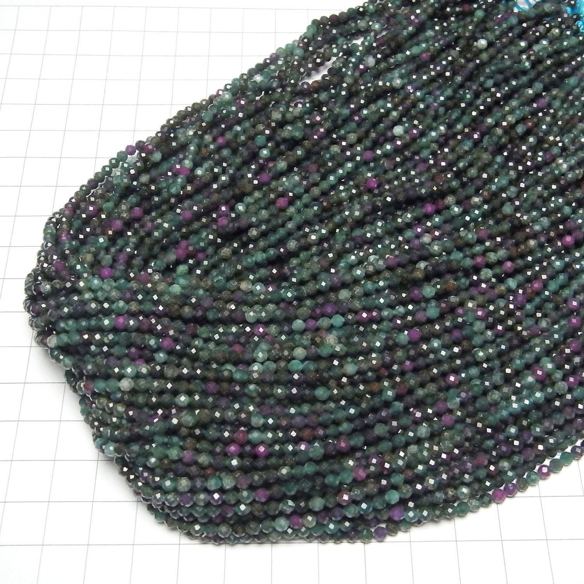 Mica AA+ Faceted Round 3mm 1strand beads (aprx.15inch/37cm)High Quality!